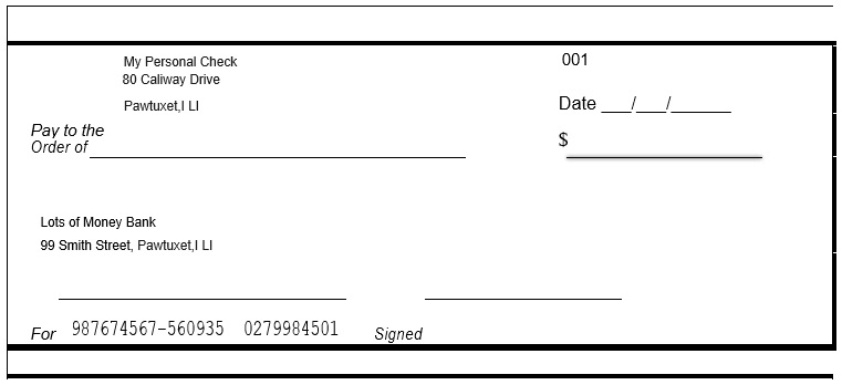 blank check template 7