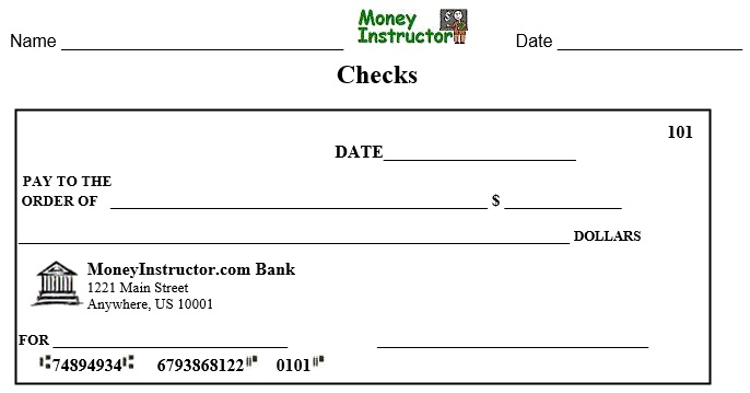 blank check template 9