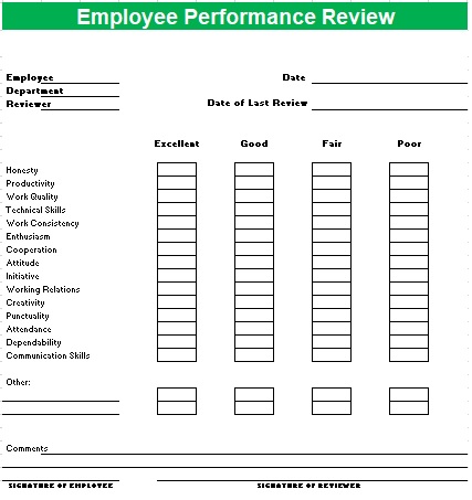employee performance review 6
