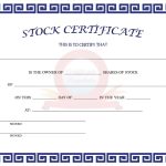 25+ Printable Stock Certificate Templates [Excel, Word, PDF]