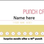 25+ Free Punch / Reward Card Templates [Word, PDF]