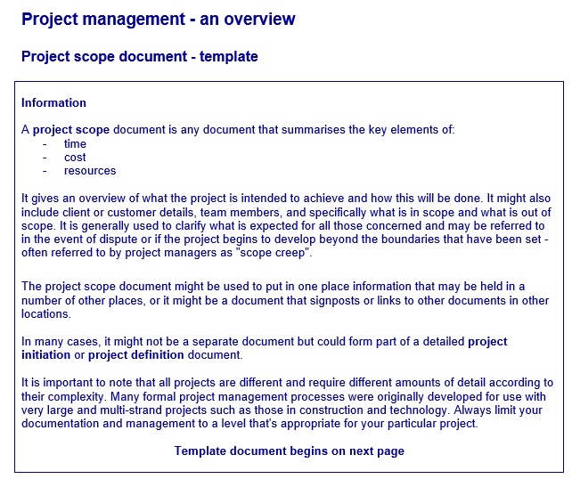 Project Scope Statement Templates & Examples [Excel, Word, PDF]
