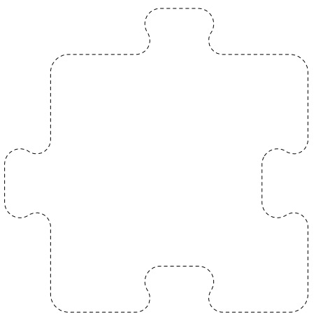 puzzle piece template