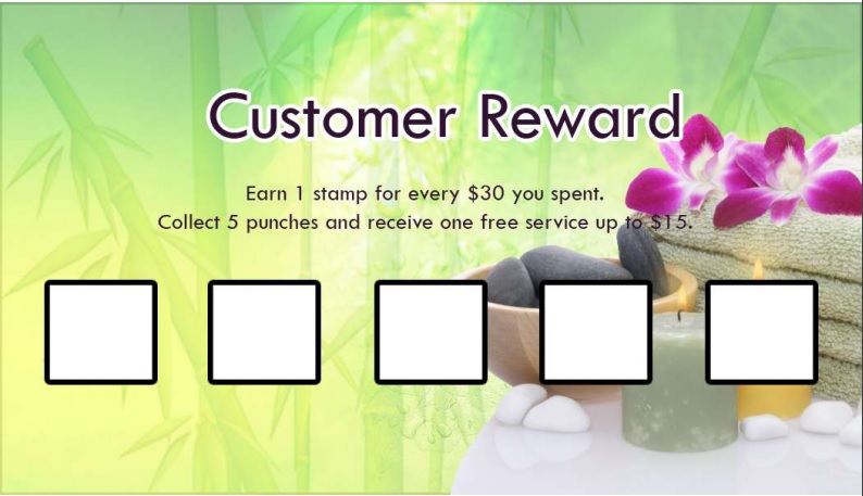 reward card customer service template