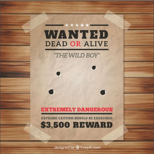 wanted poster template pdf
