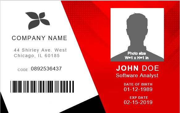 free student id card template