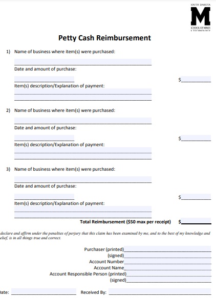 Free Petty Cash Log Templates & Forms [Excel, Word, PDF] » TemplateData