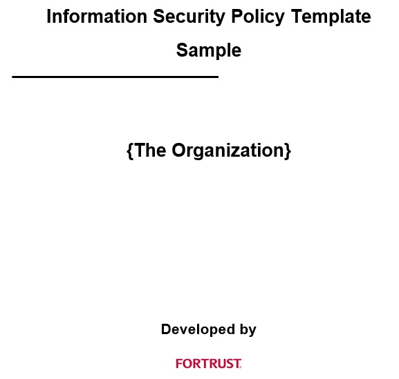 information security policy sample