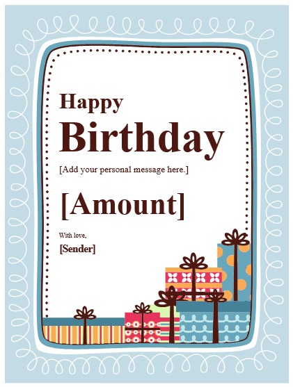 free birthday card template 10