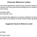 Free Character Reference Letter Templates [Word]