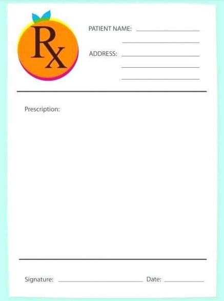 free prescription pad template 8