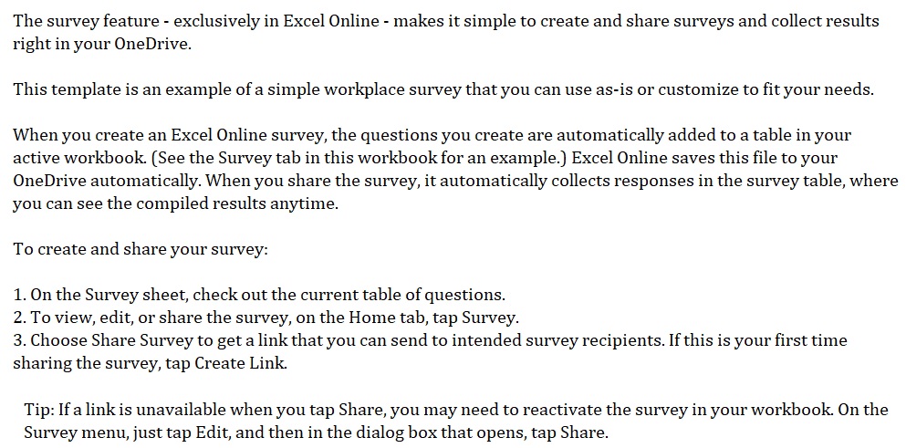 free survey template 5
