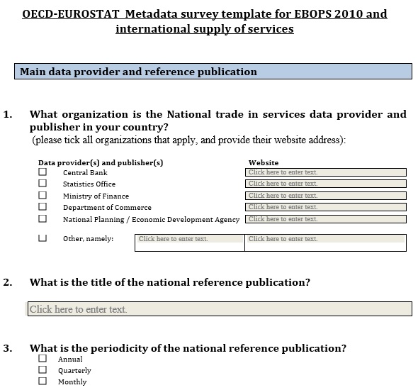 metadata survey template for ebops