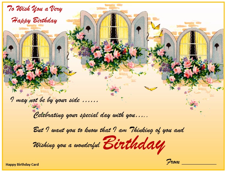 printable birthday card template 1