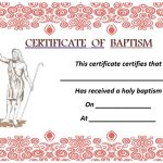 free baptism certificate template 15