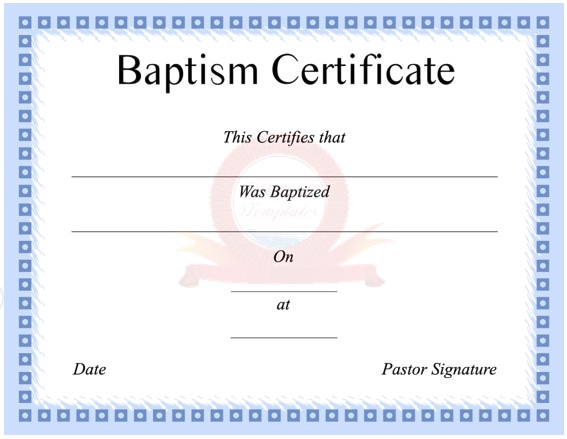 free baptism certificate template 6