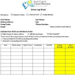 free driver log book template 6