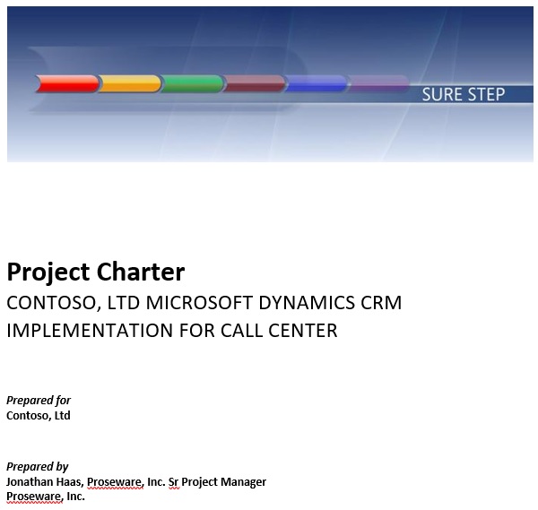 free project charter template 10