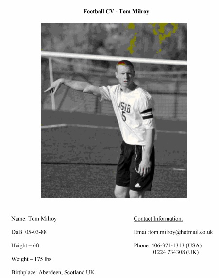 free soccer player profile template 3