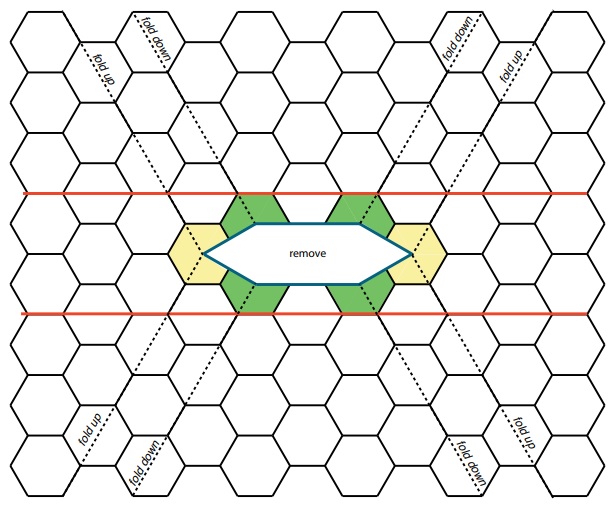 hexagonal graph paper
