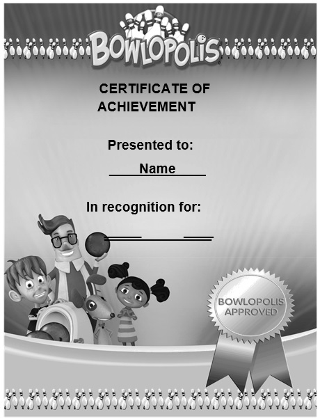 printable certificate of achievement template 14