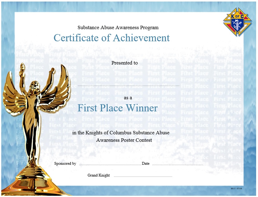 printable certificate of achievement template 8