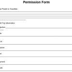 free permission slip template 11