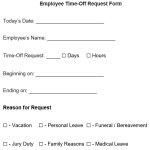 Free Employee Time off Request Forms & Templates (Word)