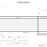 free official receipt template