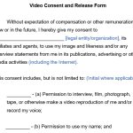 100% Free Video Consent Forms & Templates (Word, PDF)