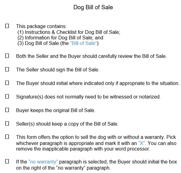 printable puppy bill of sale form 3
