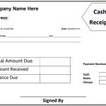 blank cash receipt template