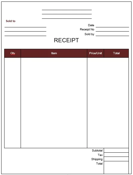 printable cash payment receipt templates excel word pdf templatedata