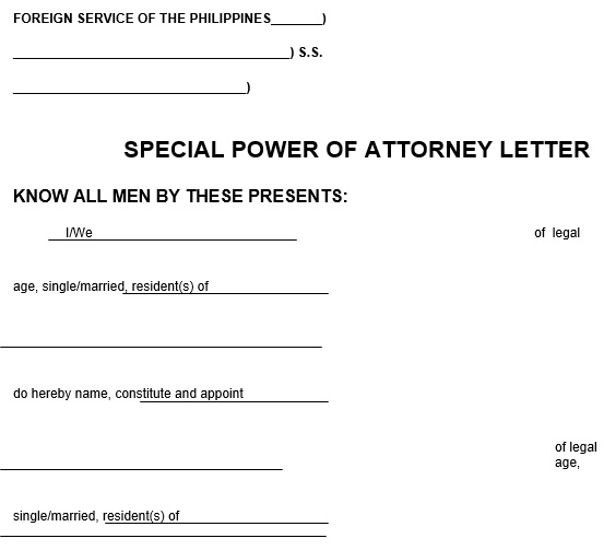 printable power of attorney form 2