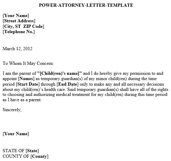printable power of attorney form 4