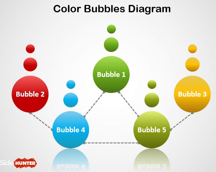 color bubbles diagram template