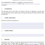 free attorney retainer agreement form