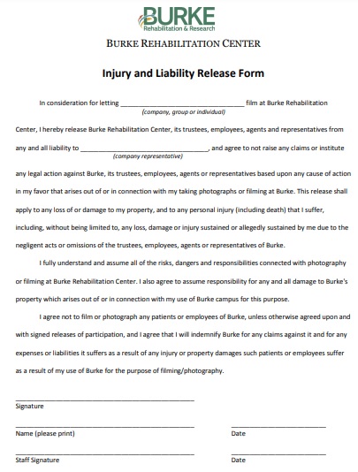 release of liability injury form