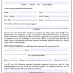 Free Printable Vehicle Power of Attorney Form Templates (Word / PDF)