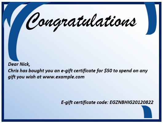 free congratulation certificate template 2