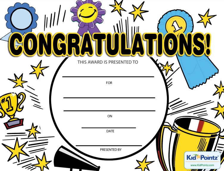 free congratulation certificate template 3