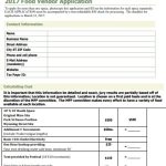 Free Printable Vendor Registration Form (PDF)
