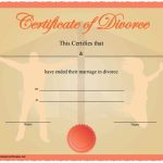 10+ Printable Divorce Certificate Templates (Word / PDF)