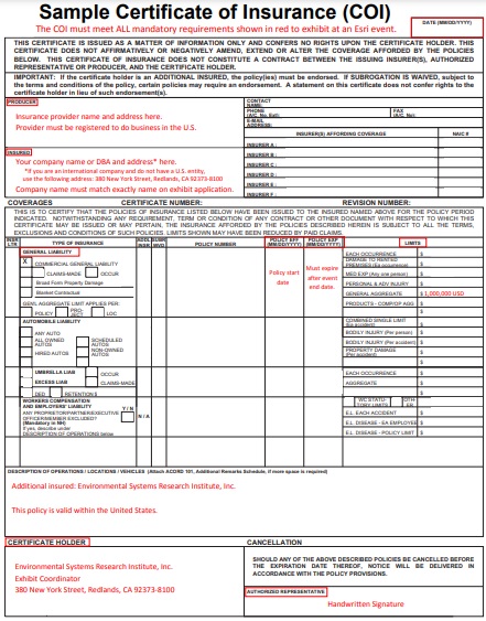 vehicle insurance certificate template