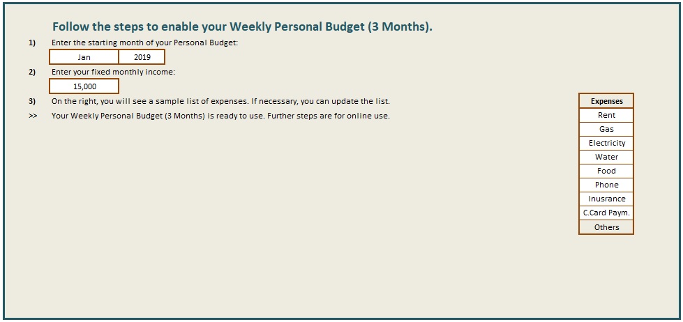 free weekly budget template 13
