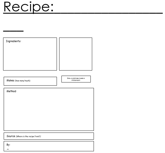 free recipe book template 5