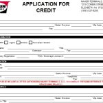 free credit application form 11