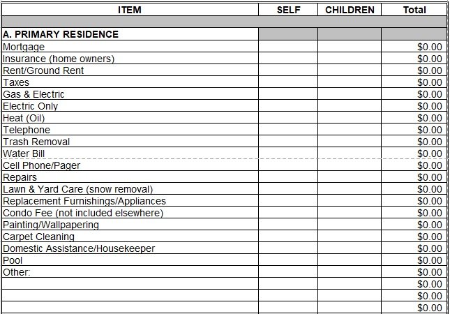 Free Financial Statement Template 6 