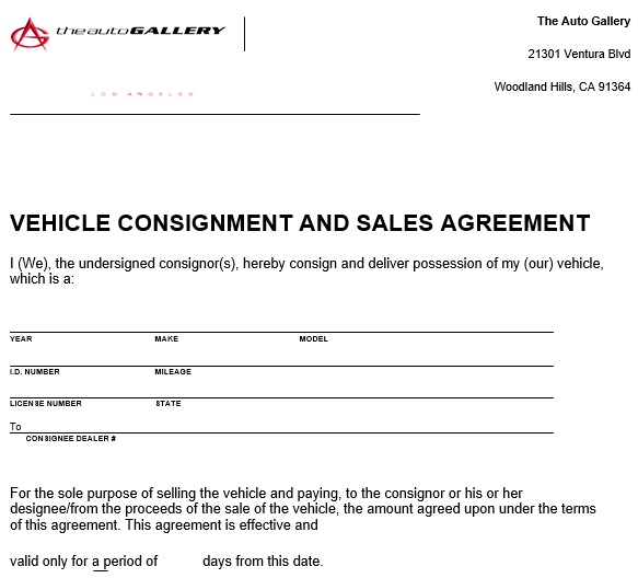 printable car sale contract template