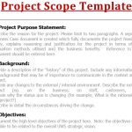 Professional Project Scope Examples & Templates (Excel / Word)